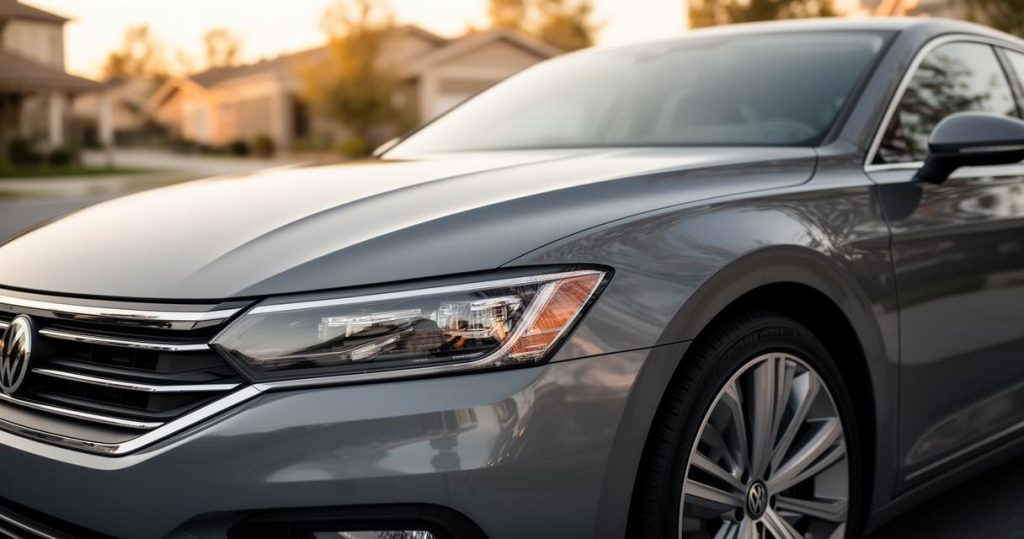 voiture de profil pour l'assurance auto